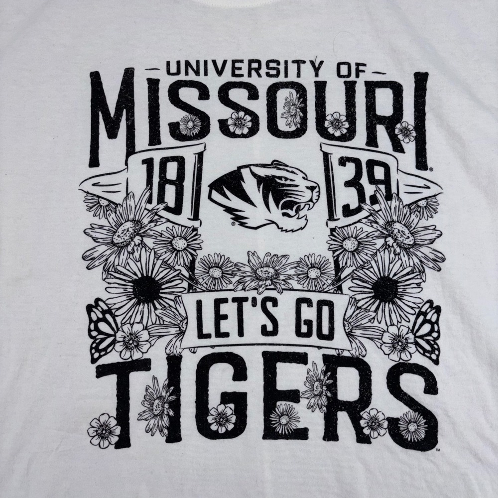 Pressbox University of Missouri Tigers Graphic T-Shirt White XL UMO61W25JM3